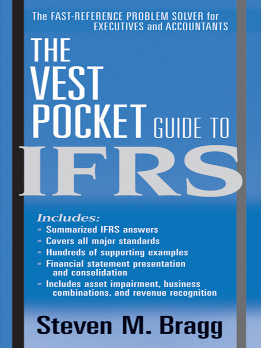 Title details for The Vest Pocket Guide to IFRS by Steven M. Bragg - Available